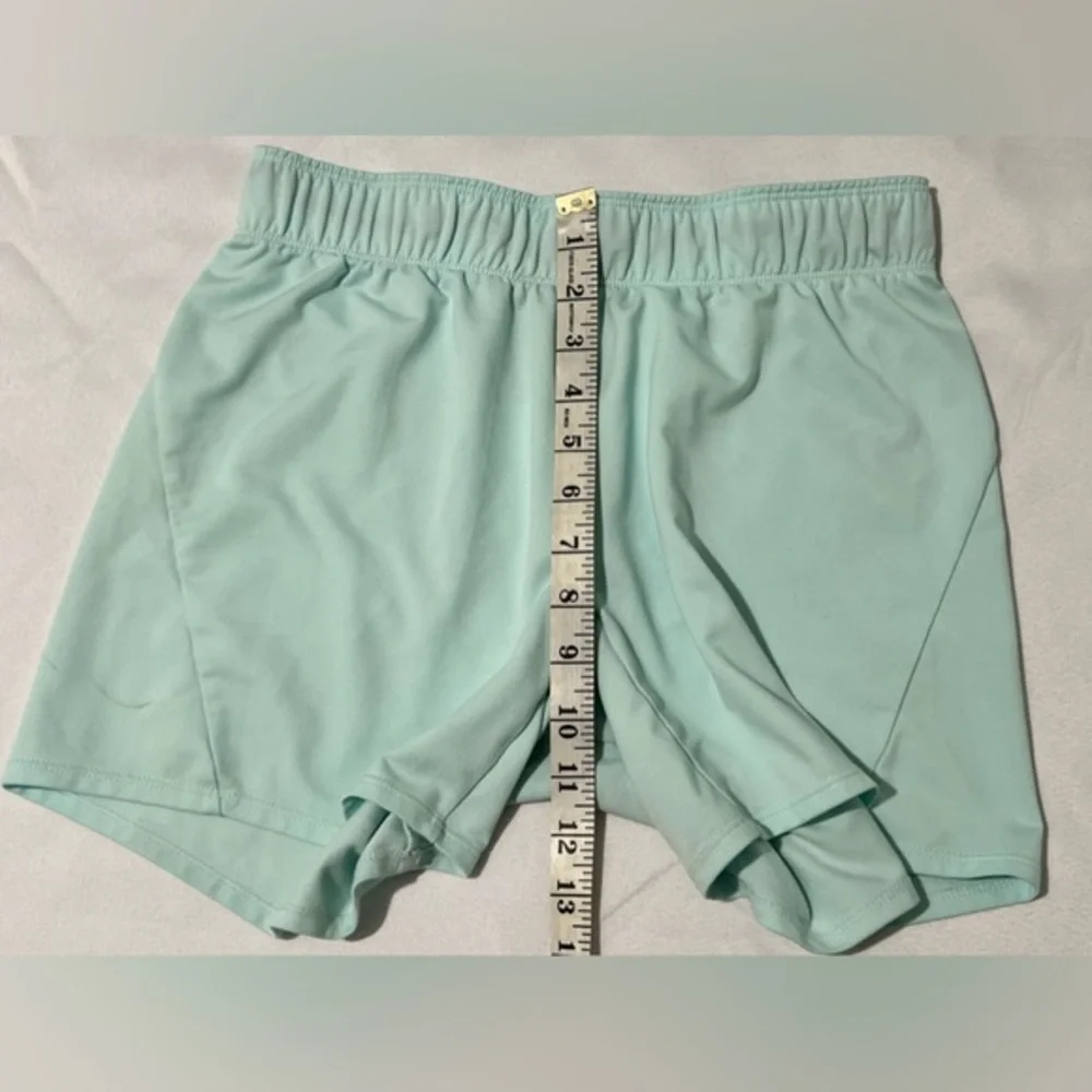 Nike dri fit athletic shorts‎ foldable waist adjustable waist mint green XS